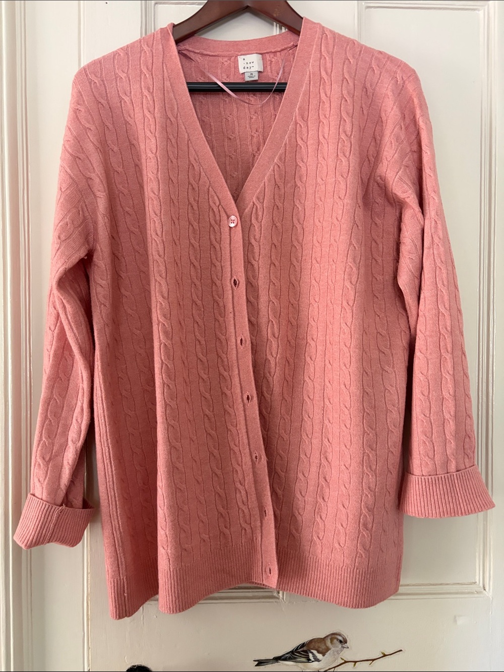 A New Day rose cardigan size medium